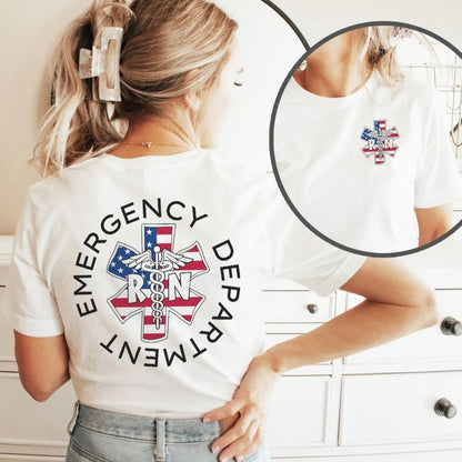 Emergency Department RN July 4th T-Shirt