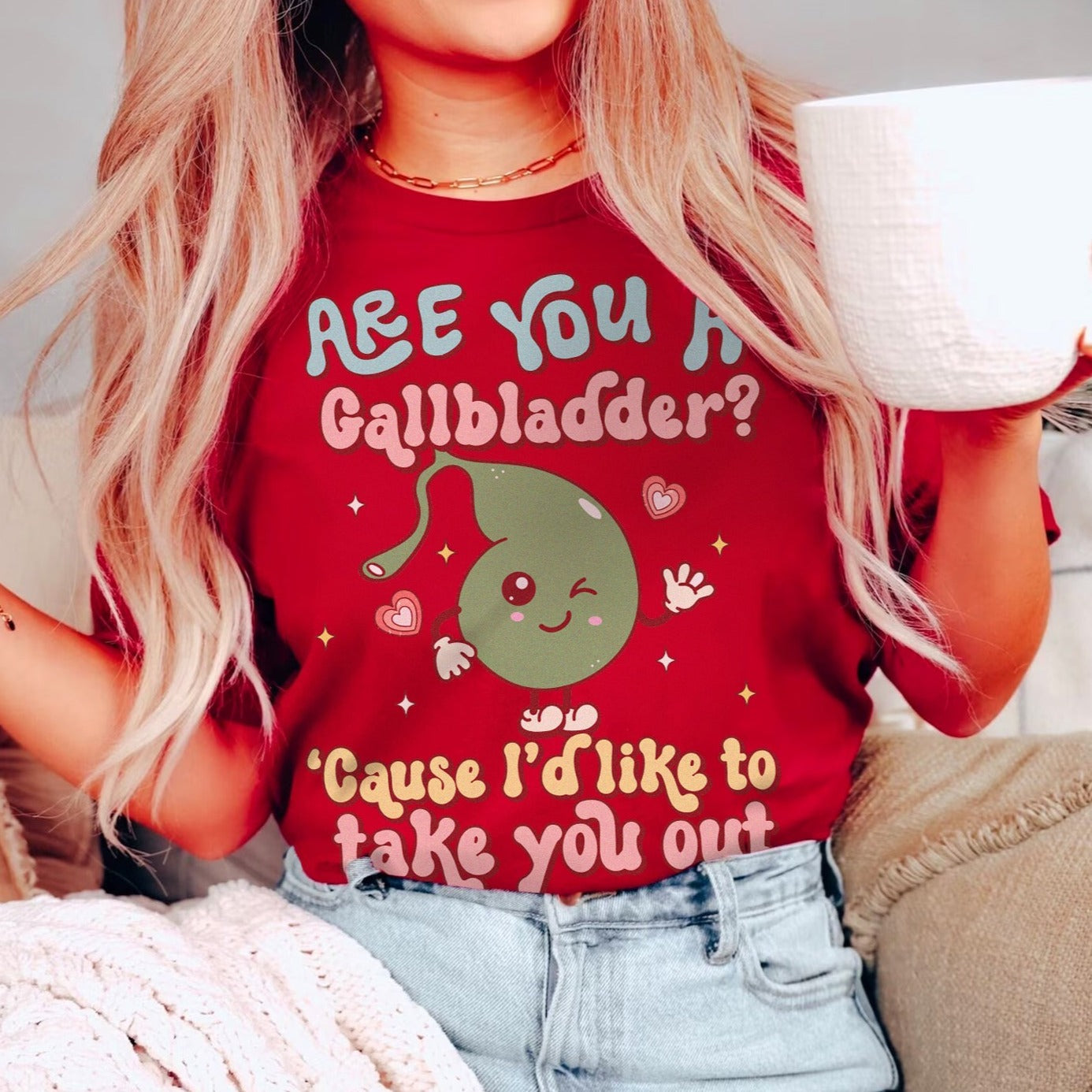 Gallbladder Valentine's Day T-Shirt