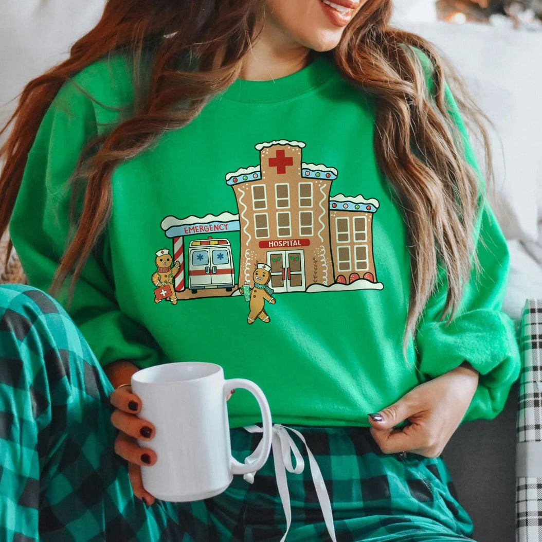 Gingerbread Hospital Sweatshirt