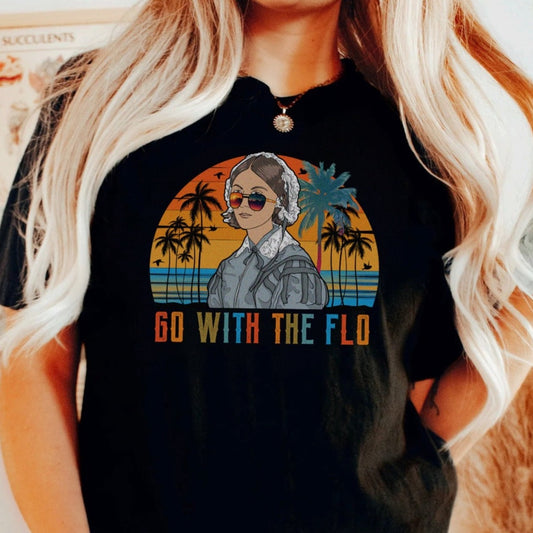 Go with the Flo Sunset T-Shirt