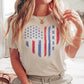 Heart USA Nurse Flag T-Shirt