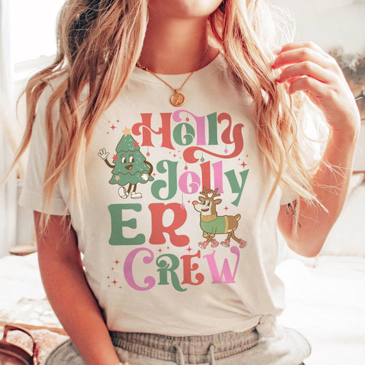 Holly Jolly ER Crew T-Shirt