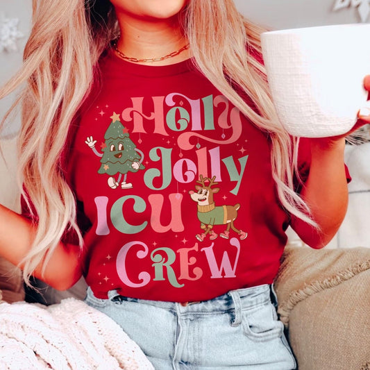Holly Jolly ICU Crew T-Shirt