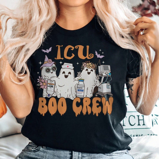 ICU Boo Crew Ghosts T-Shirt