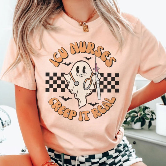 ICU Nurses Creep It Real T-Shirt