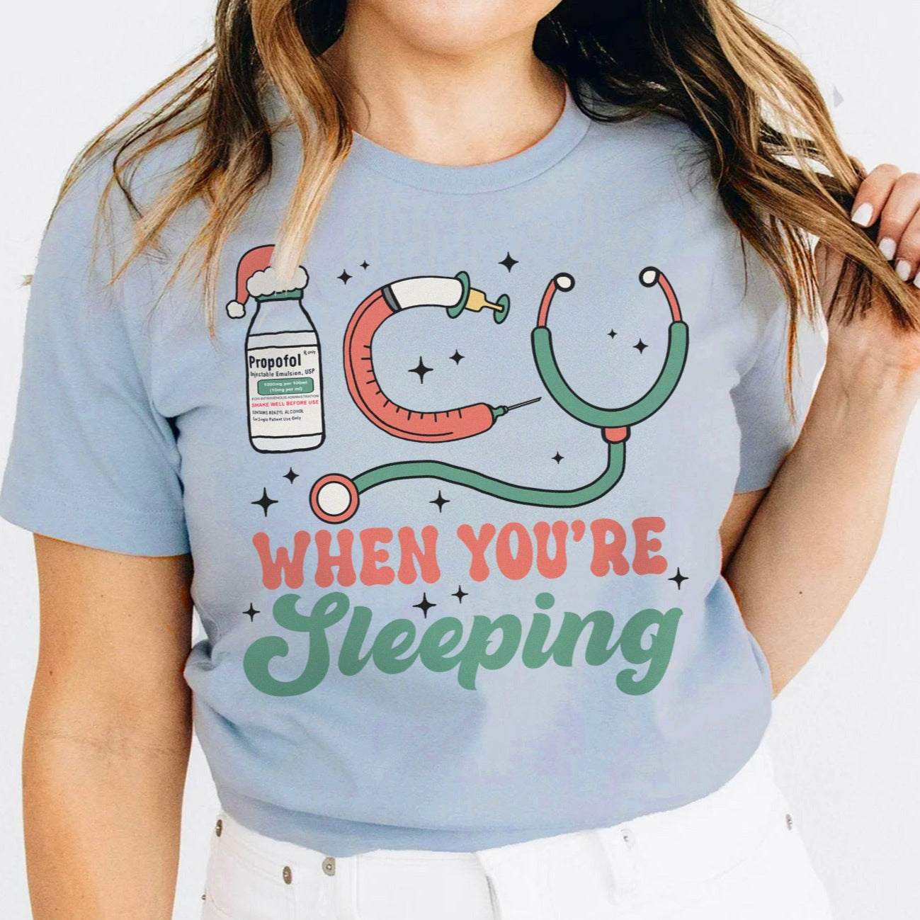 ICU When You're Sleeping Nurse T-Shirt