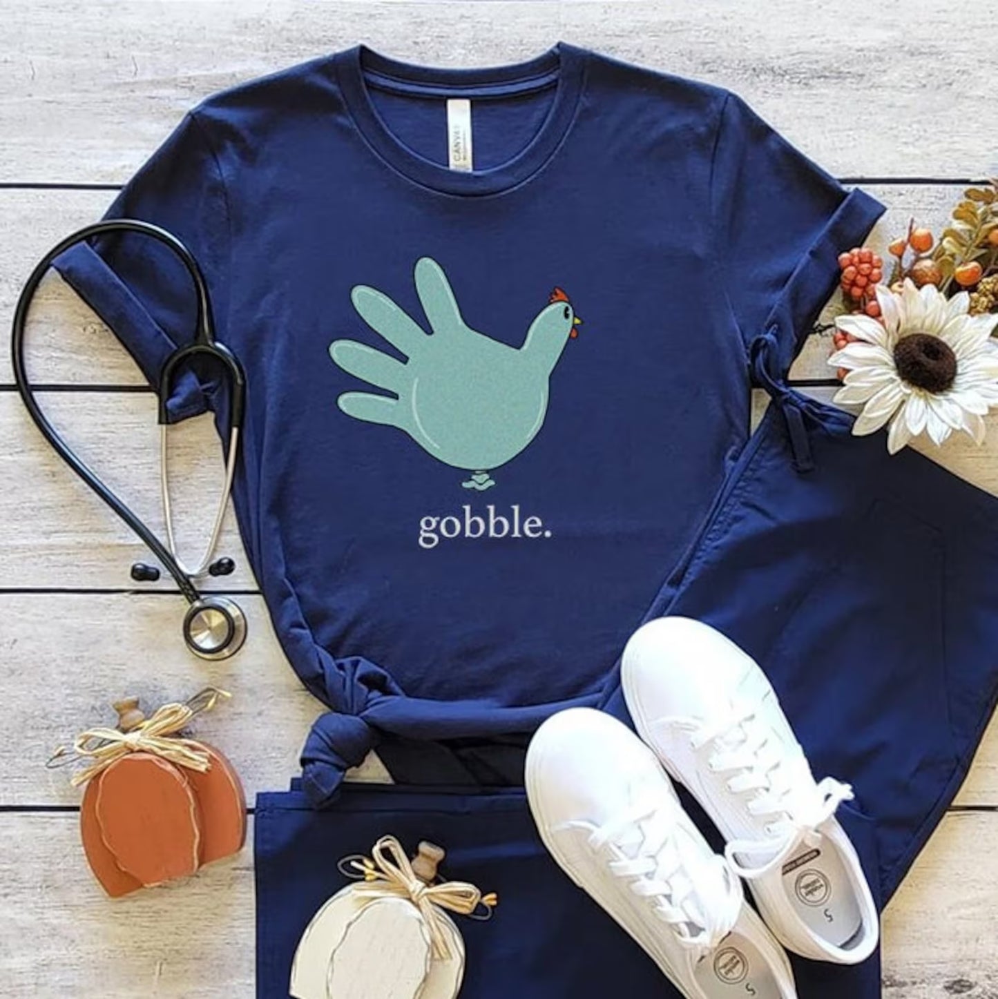 Gobble Turkey Glove T-Shirt