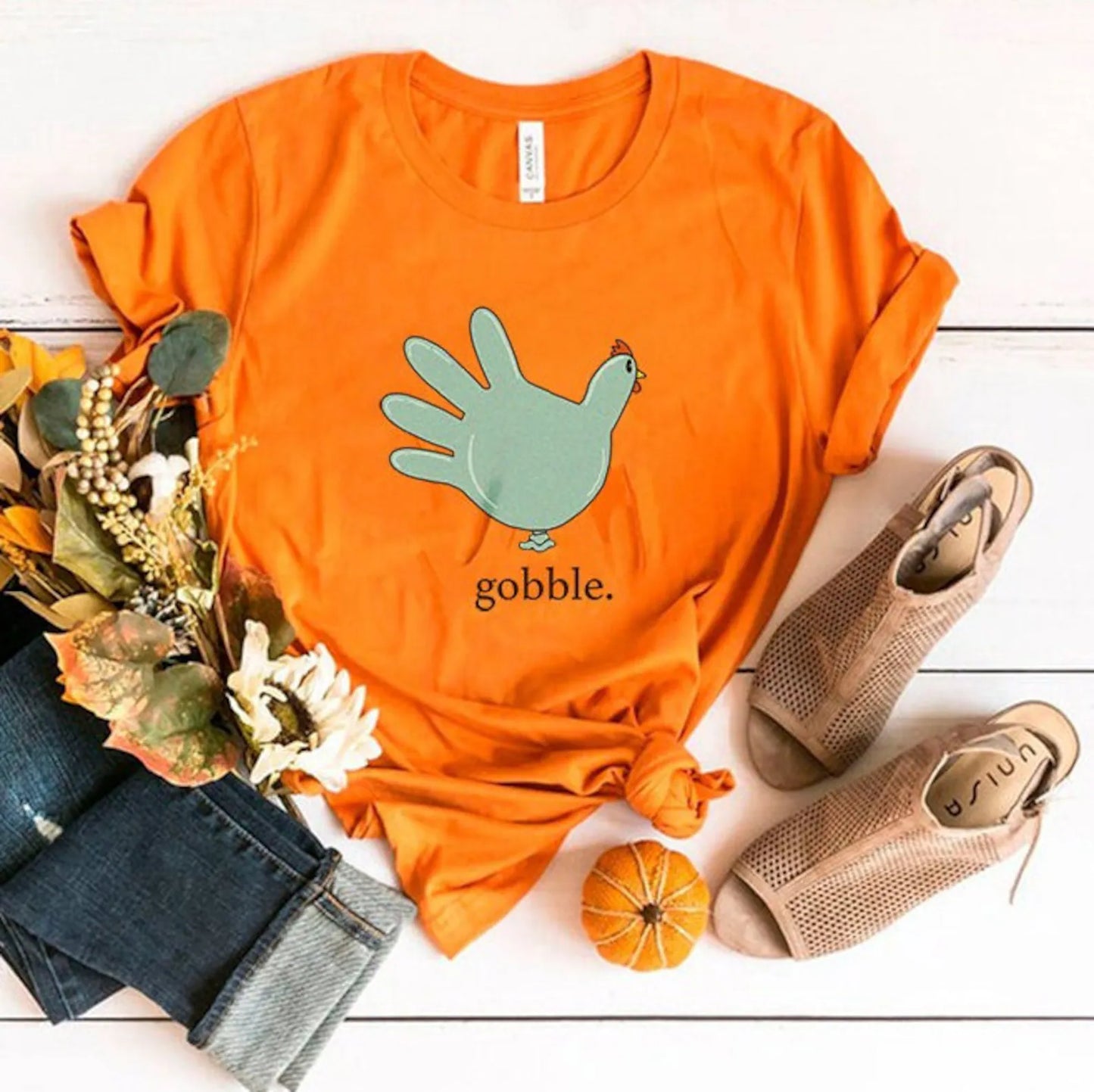 Gobble Turkey Glove T-Shirt