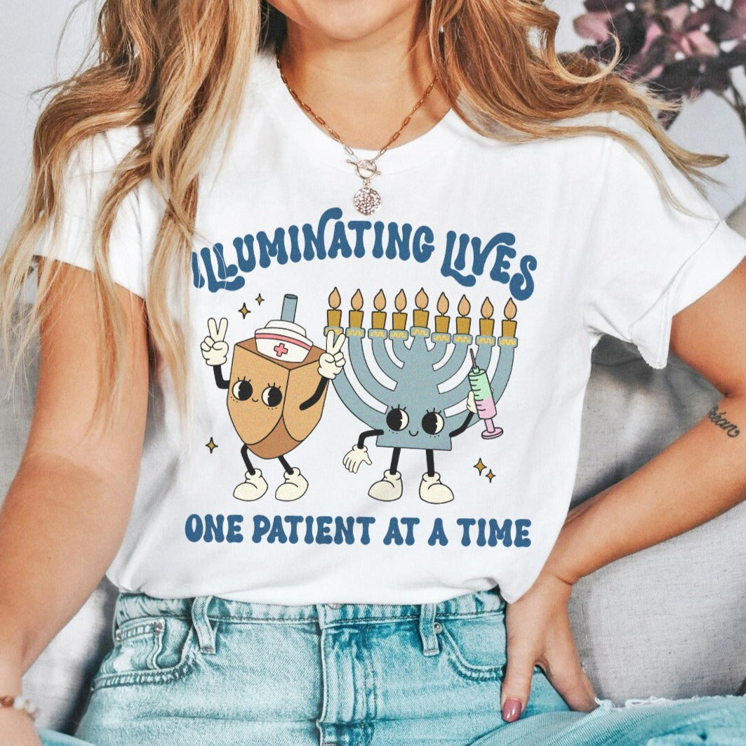Illuminating Lives Hanukkah T-Shirt