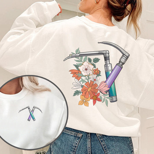 Floral Laryngoscopes Sweatshirt
