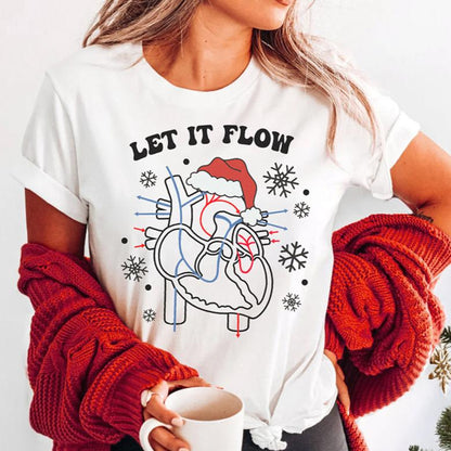 Let it Flow Heart T-Shirt