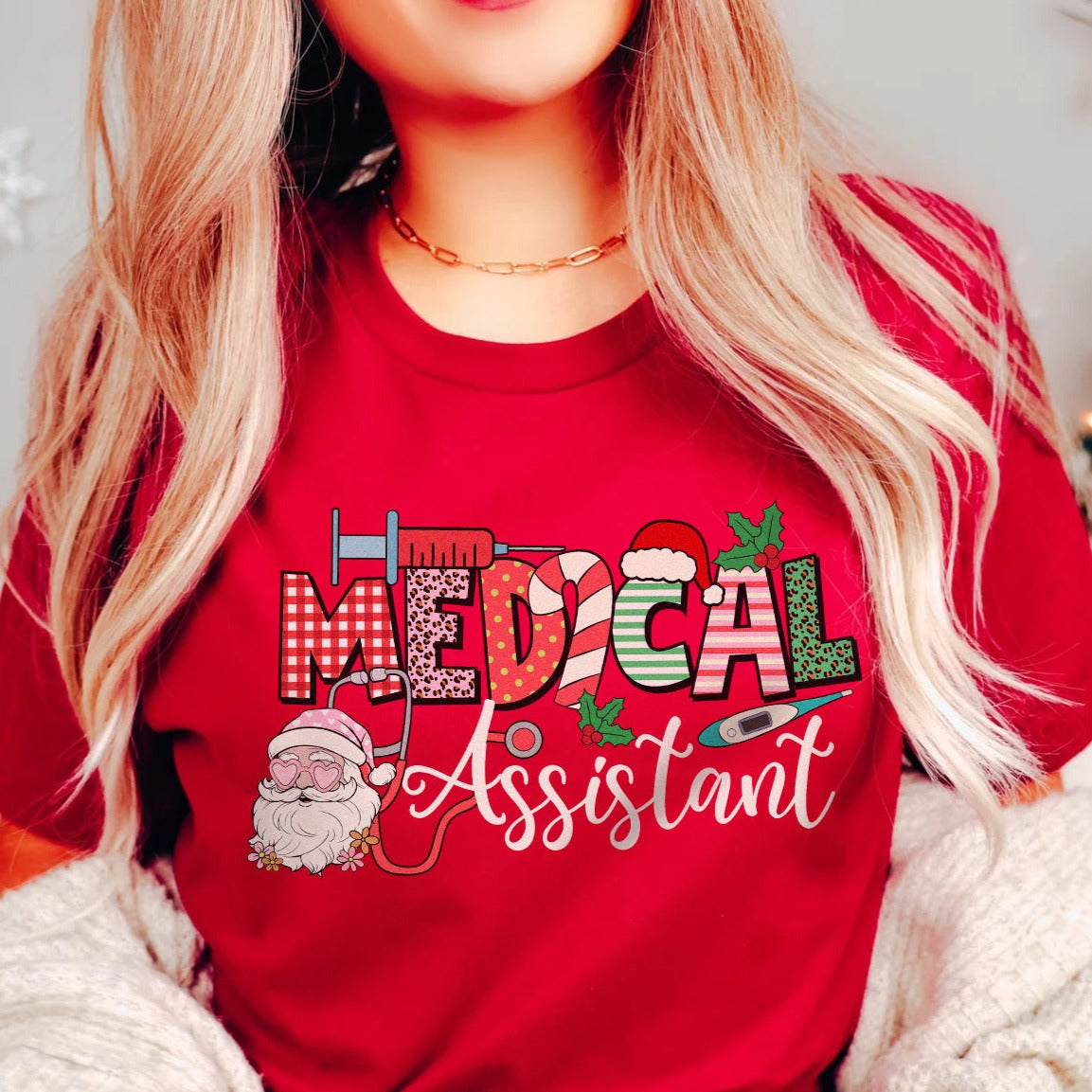 Medical Assistant Christmas T-Shirt