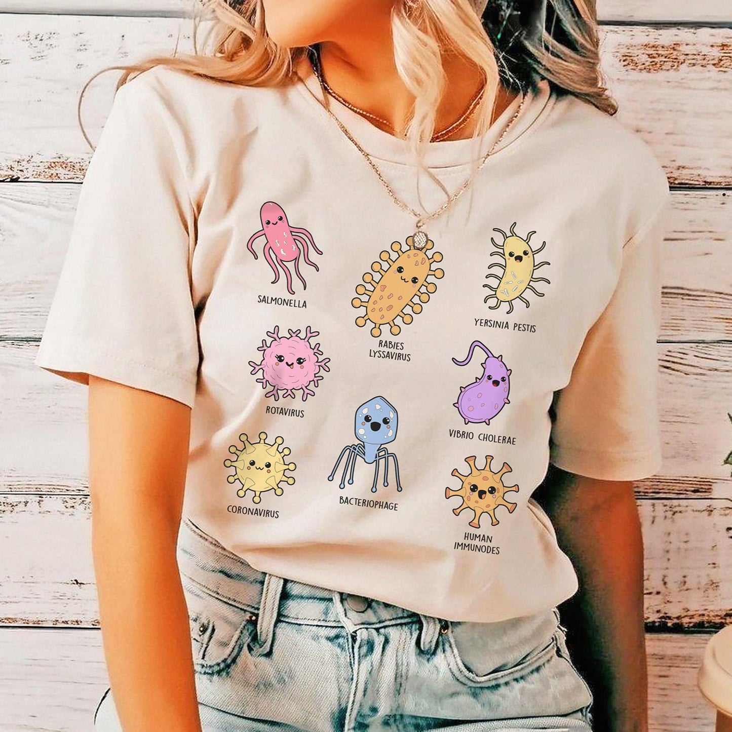 Cute Microbes T-Shirt