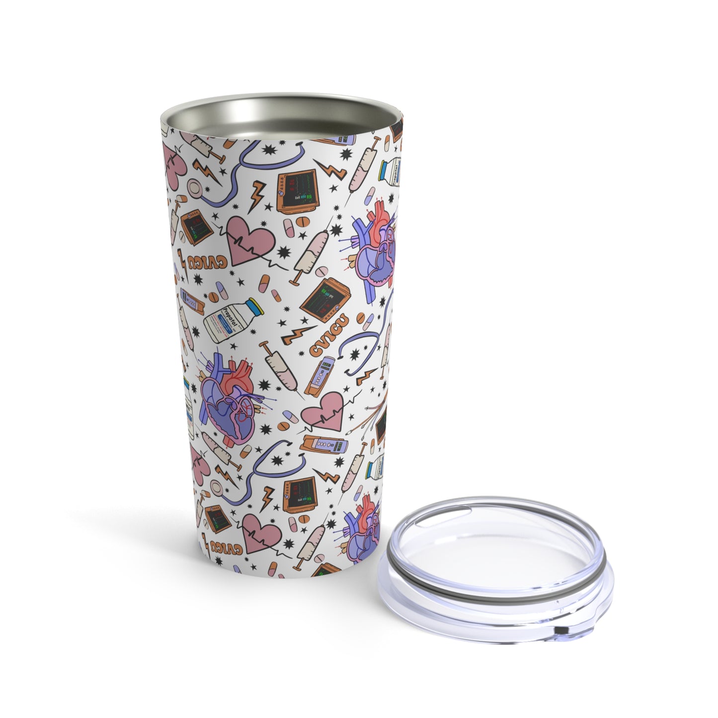 CVICU Doodles 20oz. Tumbler