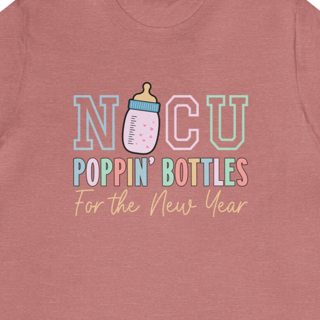 NICU Poppin' Bottles for the New Year T-Shirt