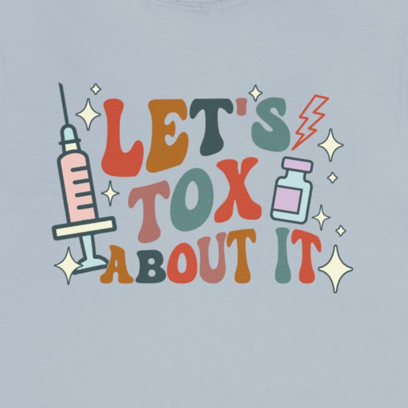 Retro Let's Tox About It (Back Design) T-Shirt