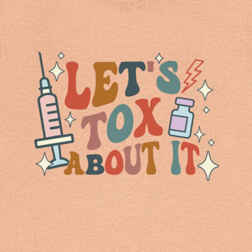 Retro Let's Tox About It (Back Design) T-Shirt