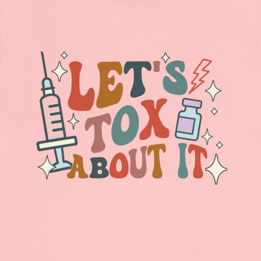 Retro Let's Tox About It (Back Design) T-Shirt