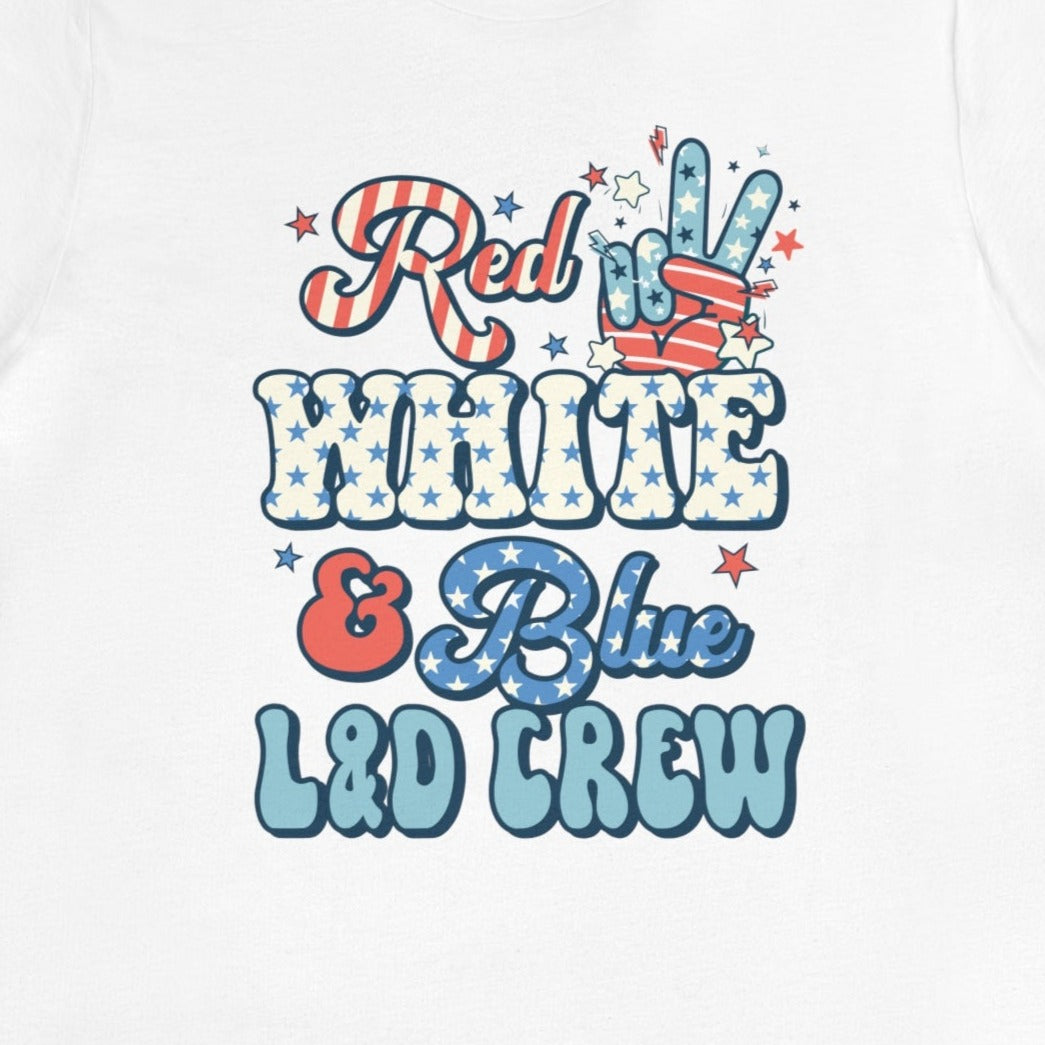 Red, White & Blue L&D Crew T-Shirt