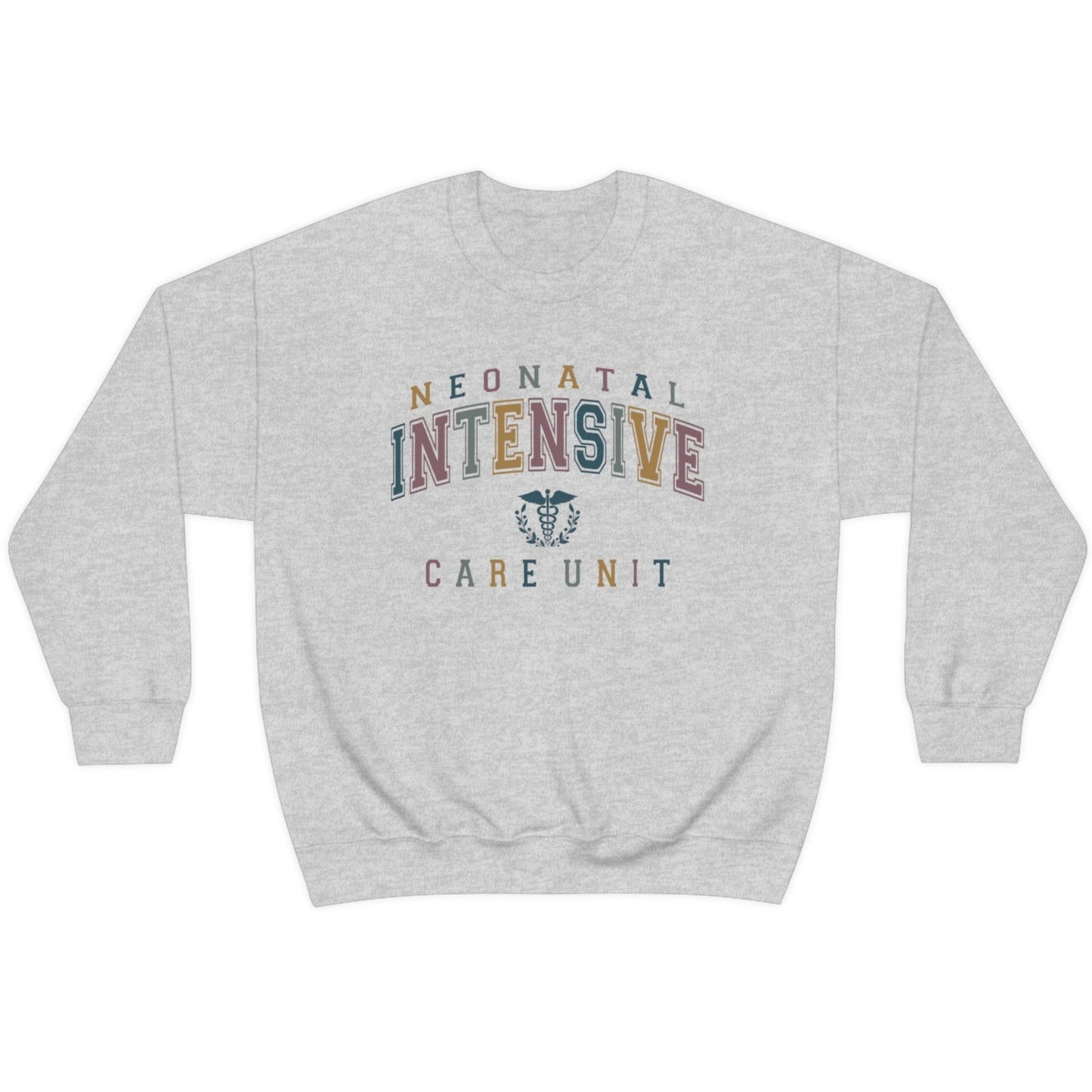 Colorful Varsity Neonatal ICU Sweatshirt