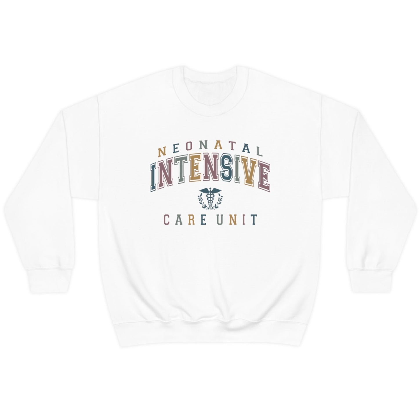 Colorful Varsity Neonatal ICU Sweatshirt