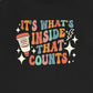 Retro It's What's Inside That Counts (Back Design) T-Shirt