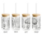 Neuro Anatomy 16 oz. Glass with Bamboo Lid