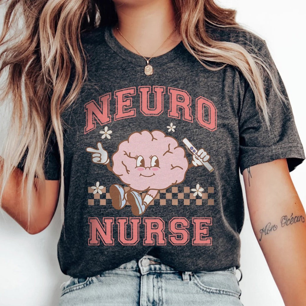 Retro Neuro Nurse T-Shirt