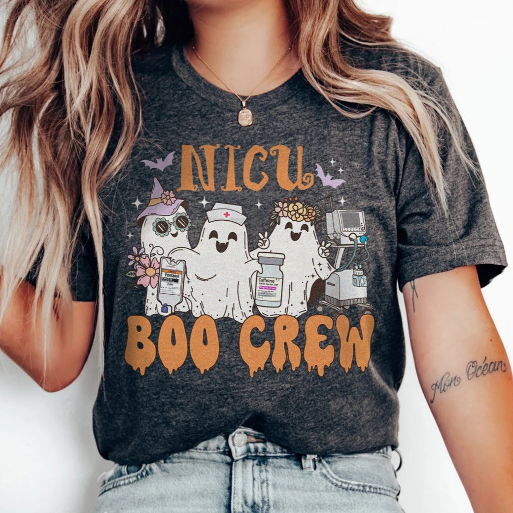 NICU Boo Crew Ghosts TShirt