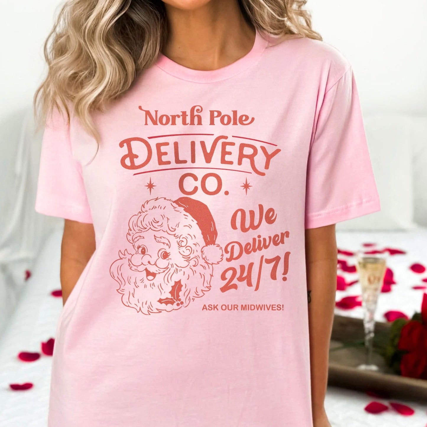 North Pole Delivery Co. Midwife T-Shirt