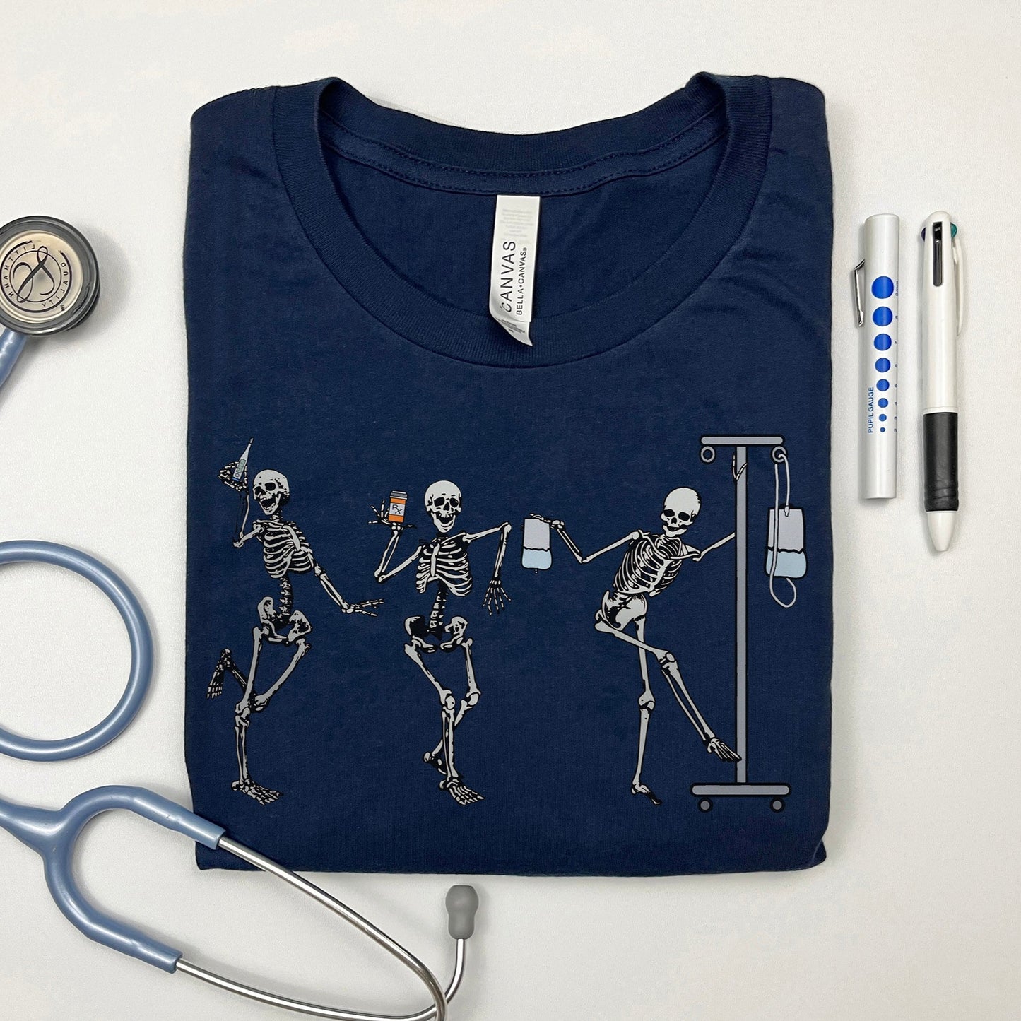 Dancing Nurse Skeletons T-Shirt