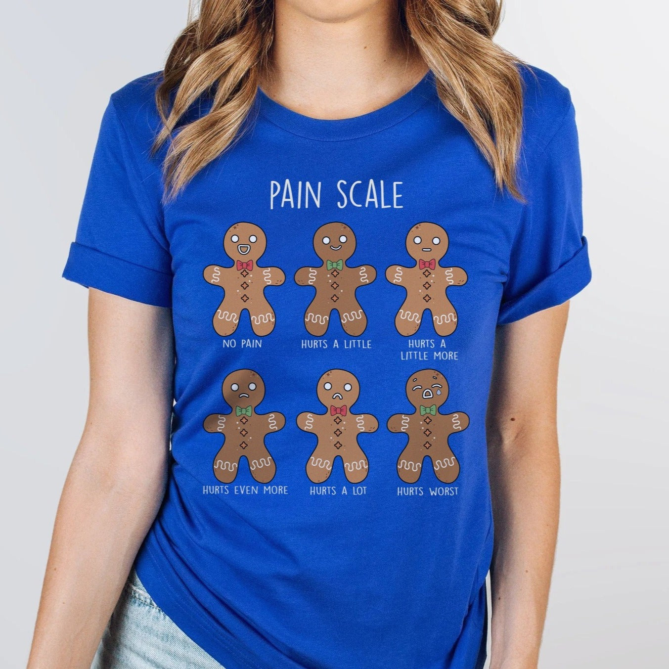 Gingerbread Pain Scale T-Shirt