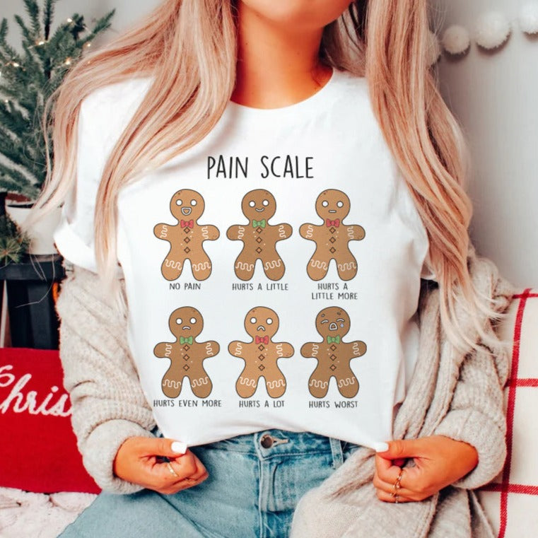 Gingerbread Pain Scale T-Shirt