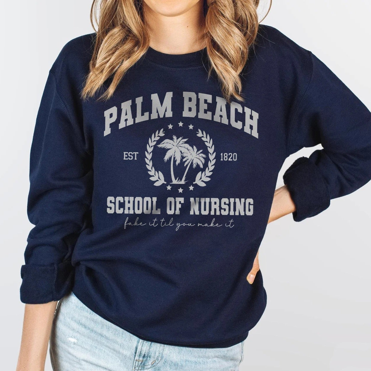 Palm Beach School of Nursing Sweatshirt – Shift Drip Co.