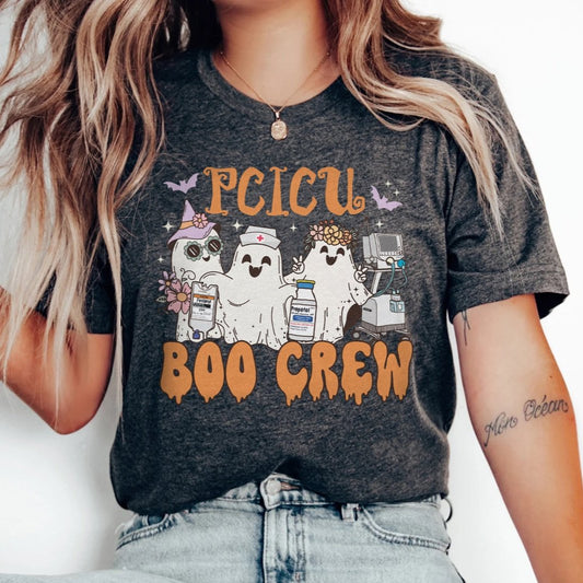 PCICU Boo Crew Ghosts T-Shirt