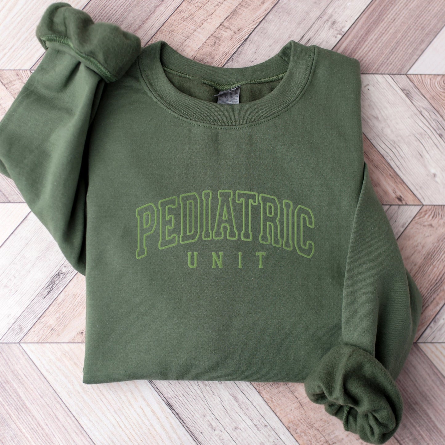 Embroidered Pediatrics Sweatshirt