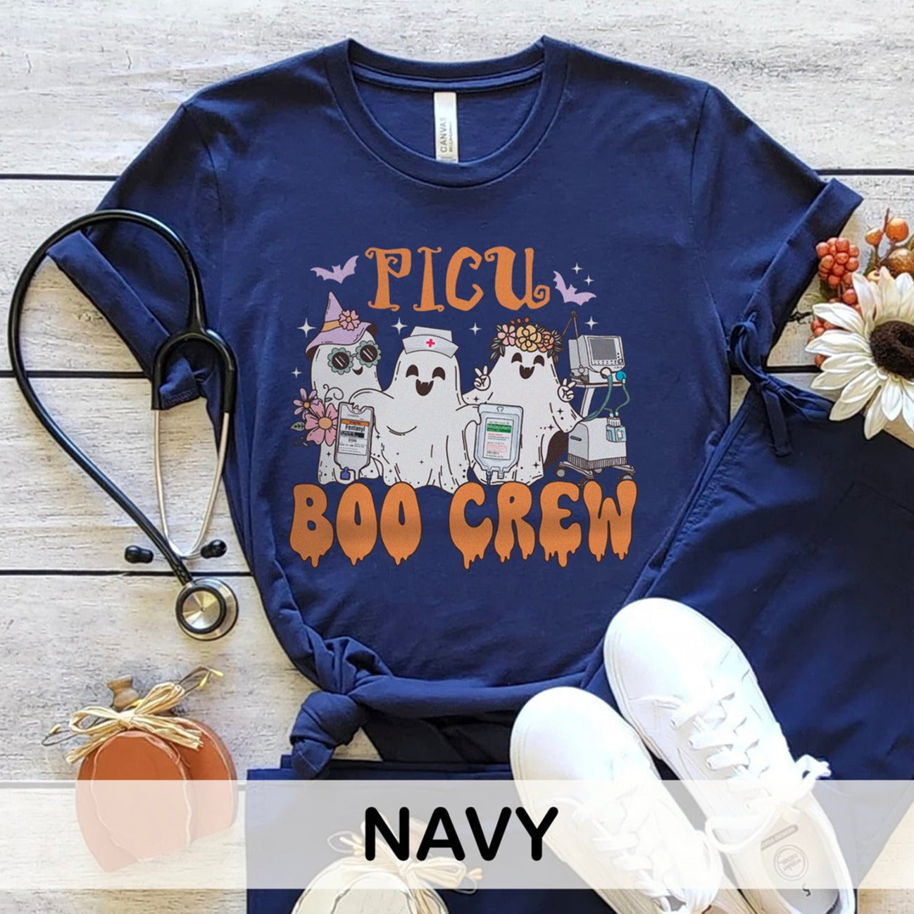PICU Boo Crew Ghosts T-Shirt
