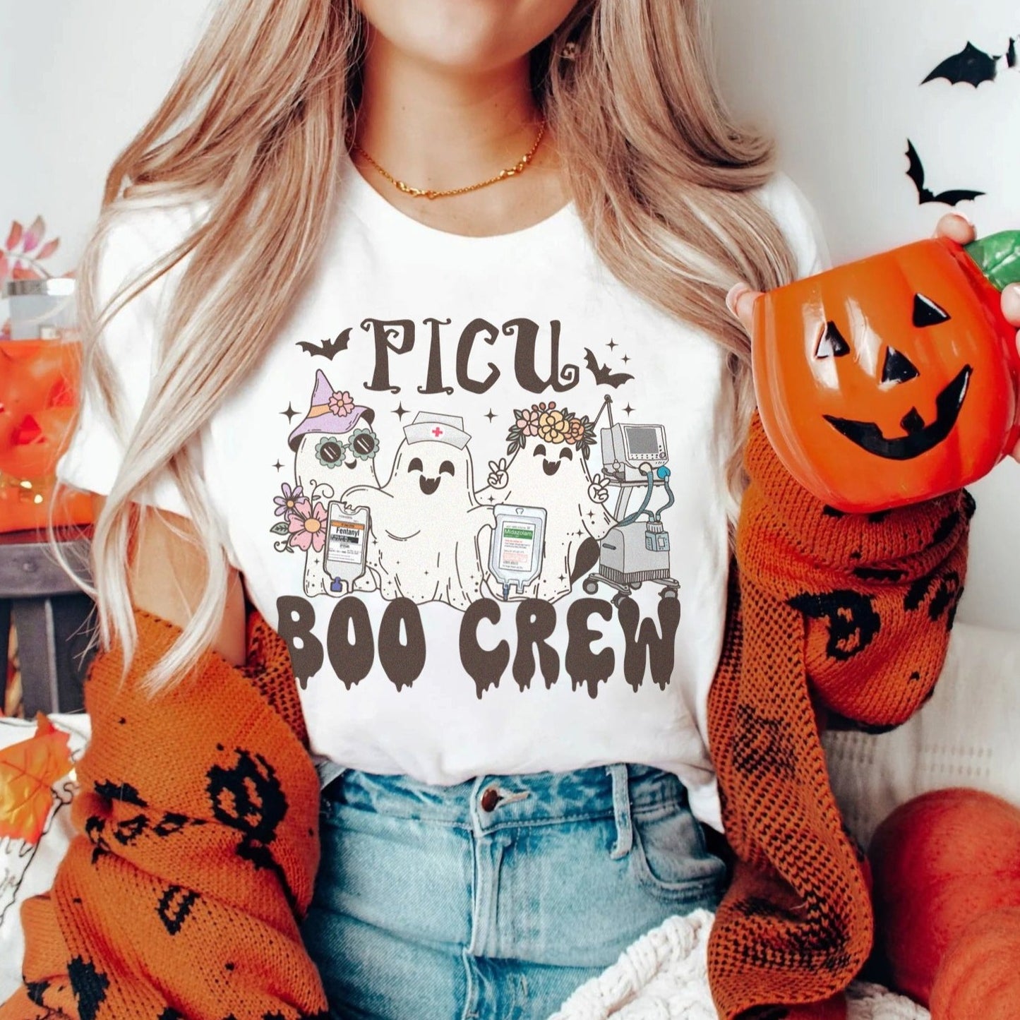 PICU Boo Crew Ghosts T-Shirt