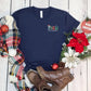Retro PICU a Merry Christmas (Back Design) T-Shirt