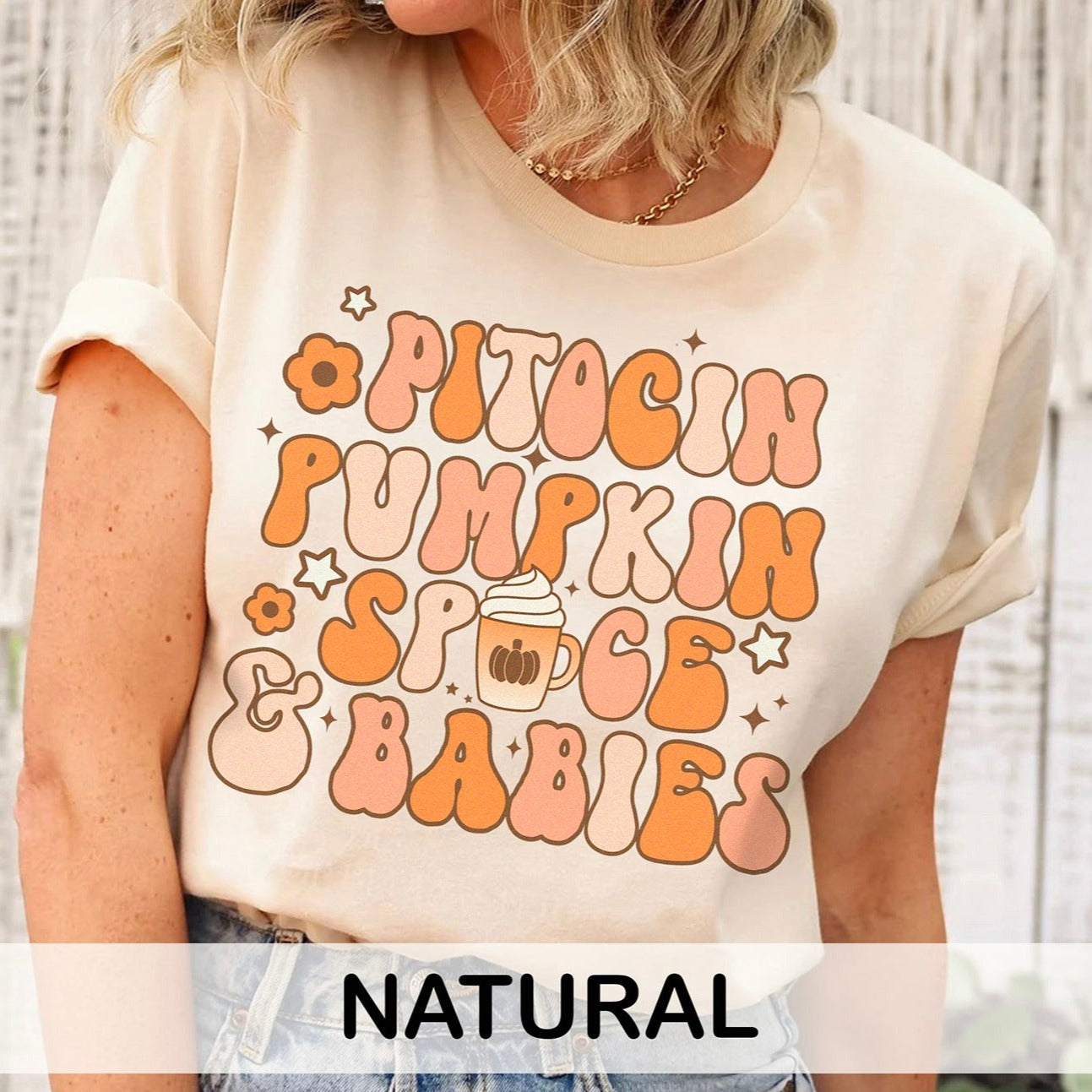 Pitocin, Pumpkin Spice & Babies T-Shirt