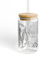 Neuro Anatomy 16 oz. Glass with Bamboo Lid