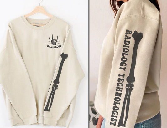 Radiology Technologist Sleeve Design Sweatshirt