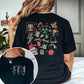 Radiology Christmas Doodles (Back Design) T-Shirt