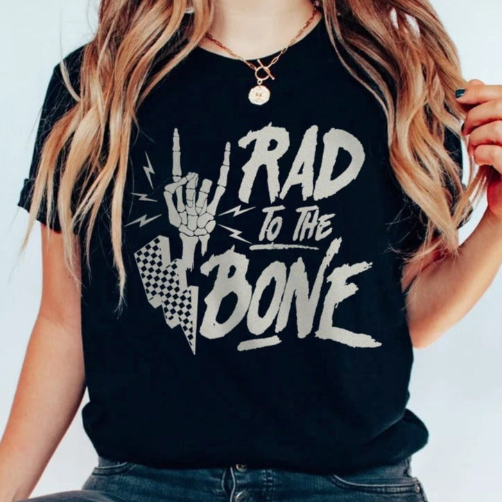 Rad to the Bone Lightning Bolt T-Shirt