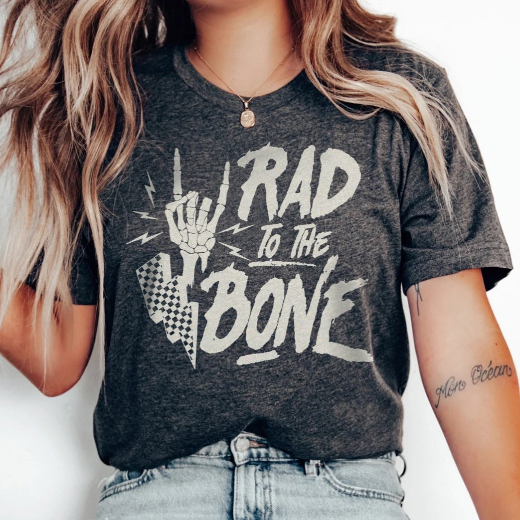 Rad to the Bone Lightning Bolt T-Shirt