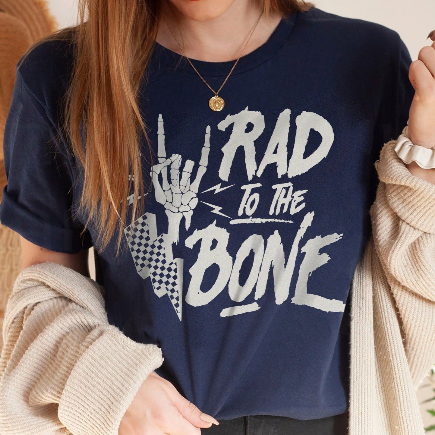 Rad to the Bone Lightning Bolt T-Shirt