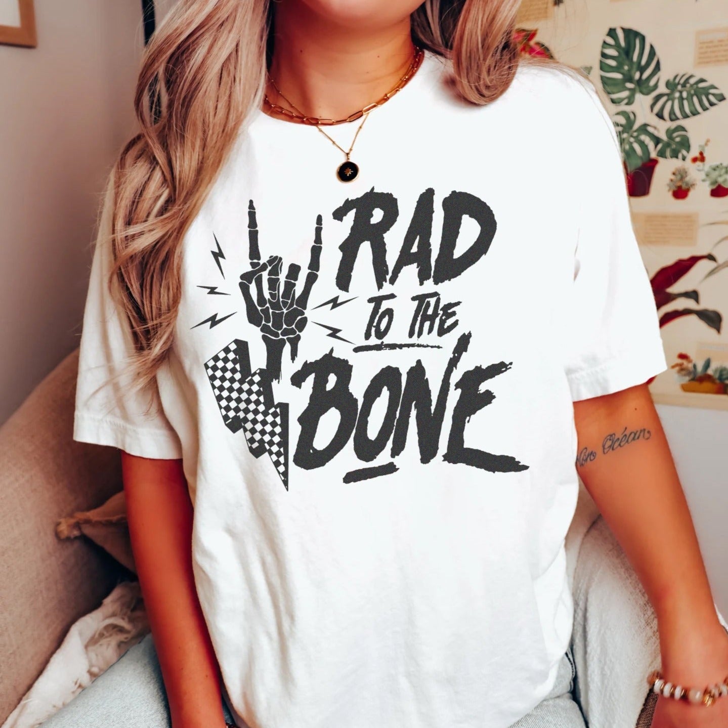 Rad to the Bone Lightning Bolt T-Shirt