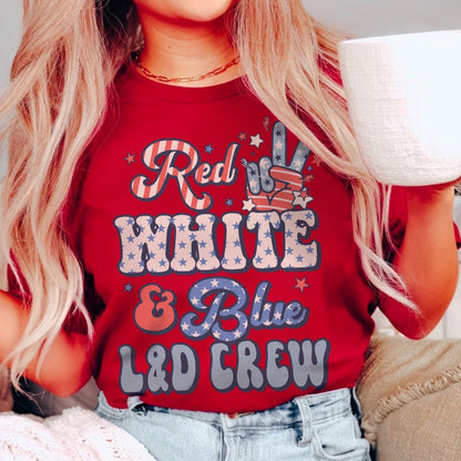 Red, White & Blue L&D Crew T-Shirt