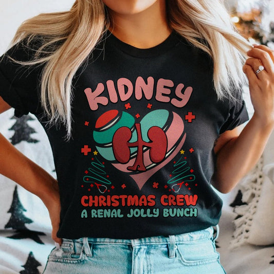 Kidney Christmas Crew T-Shirt