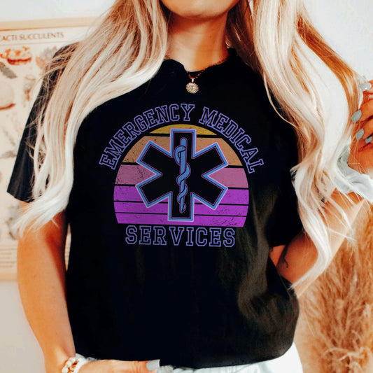 Retro EMS Sunset T-Shirt